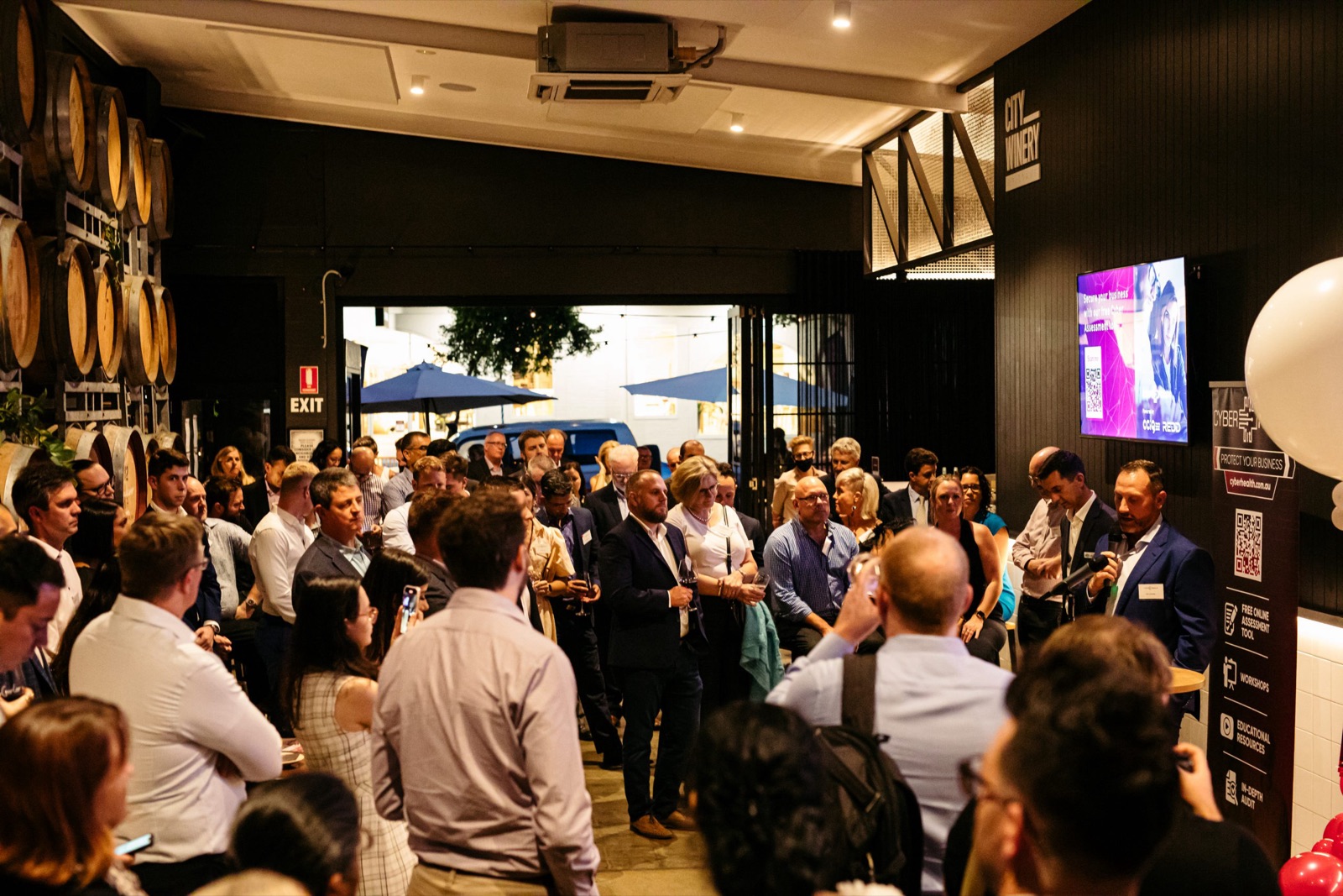 A full room at a REDD cyber security event in Brisbane
